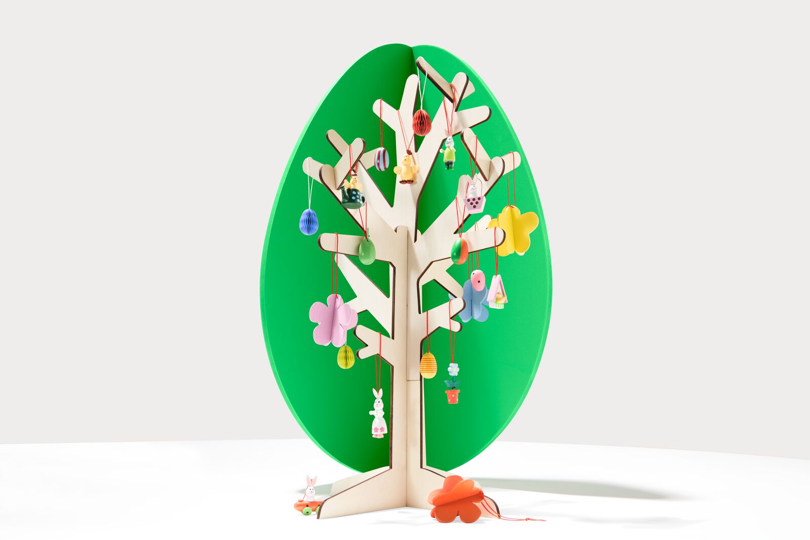 pendentifs 7 cm bois P&acirc;ques - lot de 11 - 25830058 - HEMA